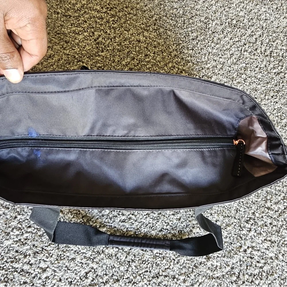 JuJuBe Black Nylon Tote Bag with Shoulder Straps